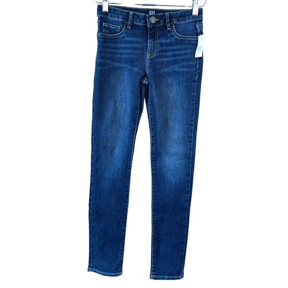 Gap Kids Stretch Super Skinny Jeans Size 12 Dark Wash Denim - Picture 1 of 9